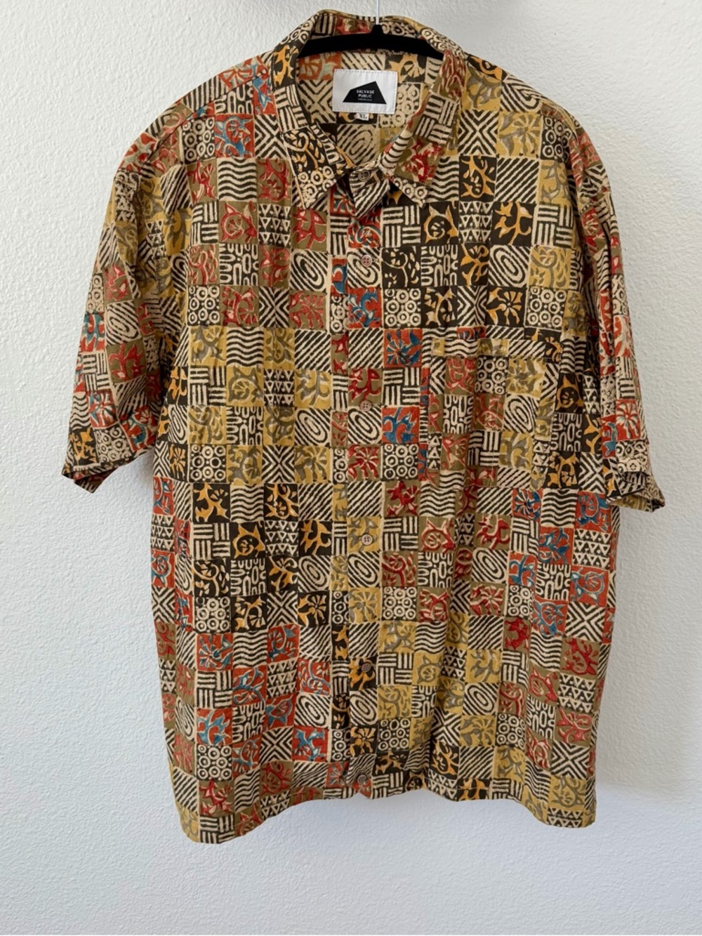 Salvage Public Hapa Jac Vintage Style button up - Men’s XL